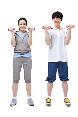 포토 JPG 스튜디오촬영 전신 라이프스타일 커플 여자 남자 행복 스포츠용품 스포츠 포즈 모션 실내 서기 미소 웃음 들기 누끼 사람 동양인 성인 두명 라이프 앞모습 30대 운동복 운동 운동기구 스트레칭 화목 아령 기쁨 한국인 목표 즐거움 열정 체조 과정 장년만 성인만 국내포토 옷 감정 뷰포인트 컨셉 관계 표정 건강 인종 내부 생활 장년 헬스 오브젝트 파일형식