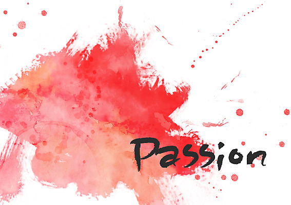 PSD 문자 손글씨 알파벳 영어 패션 문장 백그라운드 일러스트 캘리그라피 페인터 타이포그라피 글자캘리그라피 사람없음 빨간색 단어 공백 번짐 열정 국내일러스트 감정 컬러 페인팅 파일형식 효과