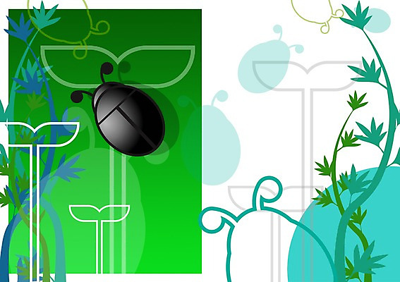 PSD 식물 동물 곤충 백그라운드 잎 일러스트 자연 나뭇잎 사람없음 새싹 자연백그라운드 무당벌레 국내일러스트 생태계 파일형식