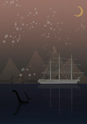 PSD 실루엣 바다 백그라운드 일러스트 자연 산 그림자 풍경 사람없음 항구 달 물방울 공룡 자연백그라운드 반달 가교 선박 국내일러스트 자연요소 건축물 수상교통 교통시설 파충류 촬영기법 생태계 파일형식