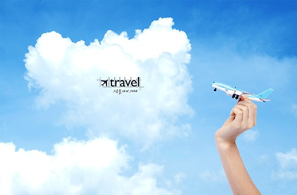 PSD 구름 편집이미지 손 영어 여행 하늘 비행기 신체부위 단어 이미지편집 자연요소 문자 항공교통 대중교통 사람 파일형식