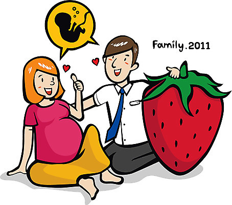 EPS 부부 커플 여자 남자 행복 과일 일러스트 딸기 남편 함께함 미소 웃음 사람 성인 두명 임산부 임신 아내 가족라이프 출산 보호 출산장려캠페인 성인만 국내일러스트 라이프스타일 감정 캠페인 컨셉 가족 관계 표정 정책 파일형식 벡터