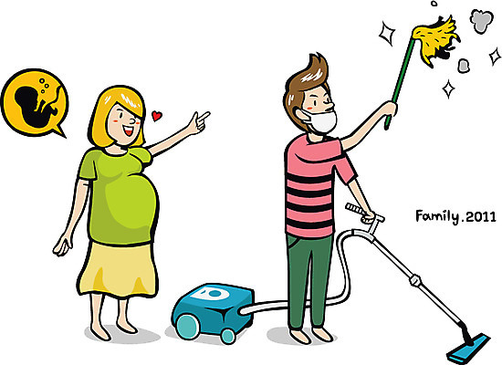 EPS 부부 커플 여자 남자 행복 일러스트 남편 함께함 마스크 미소 웃음 사람 성인 두명 임산부 임신 아내 가족라이프 출산 보호 먼지떨이 청소 청소기 대청소 출산장려캠페인 성인만 국내일러스트 라이프스타일 감정 캠페인 컨셉 가족 관계 표정 전자제품 청소도구 정책 파일형식 벡터