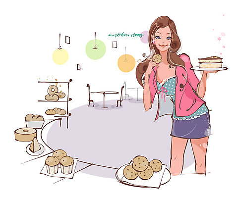 EPS 우먼라이프 라이프스타일 여자 행복 빵 일러스트 한명 서기 미소 웃음 사람 20대 성인 라이프 쇼핑 제과 케이크 빵집 도넛 조각케이크 제빵 머핀 여자만 여자한명만 성인여자만 청년만 청년여자만 성인한명만 청년여자한명만 성인여자한명만 성인만 국내일러스트 1 감정 음식 모션 디저트 표정 청년 생활 제과제빵 상점 파일형식 벡터