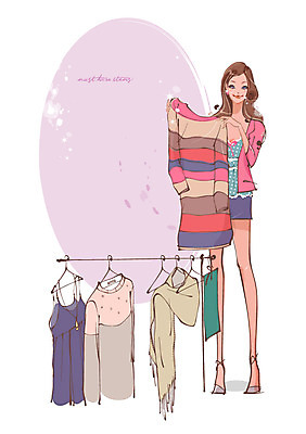 EPS 우먼라이프 라이프스타일 옷 여자 패션 행복 일러스트 한명 서기 미소 웃음 사람 20대 성인 라이프 쇼핑 유행 옷가게 여자만 여자한명만 성인여자만 청년만 청년여자만 성인한명만 청년여자한명만 성인여자한명만 성인만 국내일러스트 1 감정 모션 표정 청년 생활 상점 파일형식 벡터