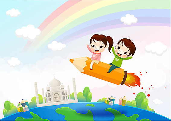 EPS 구름 학생 여학생 여자 교육 남자 행복 지구 남학생 무지개 일러스트 청소년 미소 웃음 사람 소년 두명 10대 친구 연필 체험학습 체험 인도 즐거움 타지마할 세계사 십대만 국내일러스트 자연요소 감정 아시아 어린이 컨셉 관계 학용품 표정 필기구 세계문화유산 파일형식 벡터