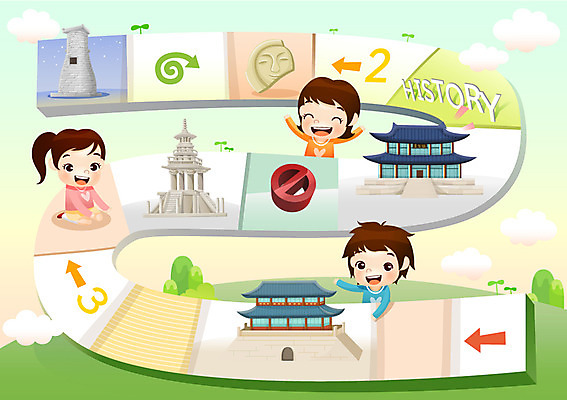 EPS 구름 학생 건축물 여학생 여자 교육 남자 행복 남학생 일러스트 청소년 유물 산 한국 미소 웃음 사람 소년 10대 세명 친구 새싹 체험학습 체험 한국사 숭례문 국보 즐거움 경복궁 보드게임 첨성대 다보탑 수막새 십대만 국내일러스트 자연요소 식물 전통 건축 감정 아시아 어린이 컨셉 관계 놀이 표정 궁전 문화재 경주_경상북도 역사 석탑 불국사 랜드마크 파일형식 벡터