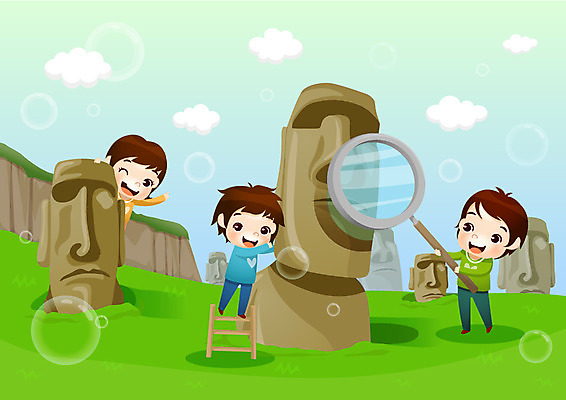 EPS 구름 학생 여학생 여자 교육 남자 행복 남학생 일러스트 사다리 청소년 돋보기 미소 웃음 사람 소년 10대 세명 친구 절벽 관찰 체험학습 체험 즐거움 공기방울 모아이 이스트섬 십대만 국내일러스트 자연요소 감정 어린이 컨셉 관계 모션 표정 도구 석상 이스터섬 파일형식 벡터