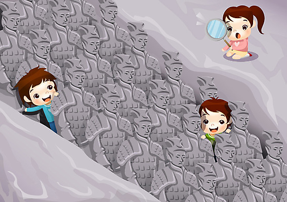 EPS 학생 여학생 여자 교육 남자 행복 남학생 일러스트 청소년 돋보기 미소 웃음 사람 소년 10대 세명 친구 중국 체험학습 체험 즐거움 토기병 십대만 국내일러스트 감정 아시아 어린이 컨셉 관계 표정 병_담는 파일형식 벡터