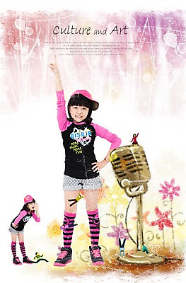 PSD 편집이미지 모자 여자 꽃 문화 어린이 예술 문화예술 한명 미소 웃음 사람 동양인 소녀 가수 춤 마이크 즐거움 그림 율동 여자만 여자한명만 어린이만 소녀만 소녀한명만 이미지편집 식물 1 잡화 감정 음향기기 표정 인종 음악가 파일형식