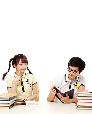 포토 JPG 스튜디오촬영 학생 응시 여학생 여자 남자 교복 남학생 포즈 생각 청소년 양갈래머리 고등학생 실내 미소 웃음 누끼 사람 앉기 동양인 상반신 두명 앞모습 10대 책 친구 독서 필기구 연필 쌓기 한국인 교과서 십대만 국내포토 헤어스타일 시선 옷 뷰포인트 관계 모션 문구용품 학용품 교재 표정 인종 내부 파일형식