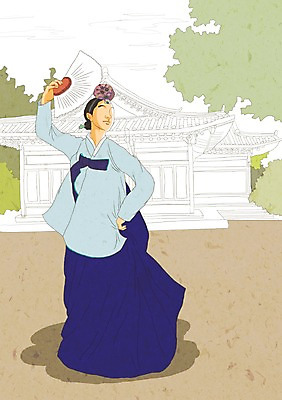 PSD 한국전통 전통 여자 문화 예술 포즈 일러스트 문화예술 기와집 한명 사람 20대 성인 건물 공연 댄서 춤 부채 전통의상 한복 그림 전통무용 부채춤 한국무용 여자만 여자한명만 성인여자만 청년만 청년여자만 성인한명만 청년여자한명만 성인여자한명만 성인만 국내일러스트 직업 1 건축물 한옥 한국 이벤트 청년 전통공연 파일형식