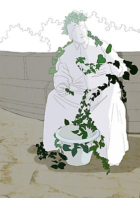 PSD 남자 문화 예술 조각 40대 일러스트 문화예술 나뭇잎 거리 한명 사람 성인 조각상 분장 공연 그림 예술가 거리공연 바디페인팅 행위예술 조각_조소 남자만 남자한명만 성인남자만 성인한명만 성인남자한명만 중년만 중년남자만 중년남자한명만 성인만 국내일러스트 1 중년 잎 이벤트 조형물 조소 파일형식