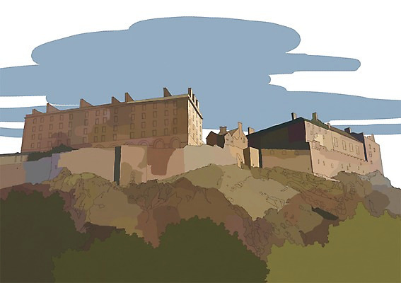 PSD 해외풍경 해외 건축물 여행 일러스트 영국 사람없음 건물 관광지 세계 절벽 도시 세계여행 성 국내일러스트 건축 유럽 풍경 파일형식