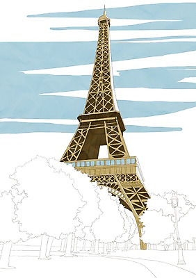 PSD 나무 해외풍경 해외 건축물 여행 가로등 일러스트 하늘 사람없음 건물 관광지 세계 탑 프랑스 도시 세계여행 에펠탑 파리_프랑스 국내일러스트 식물 공공시설 건축 유럽 풍경 파리 랜드마크 파일형식