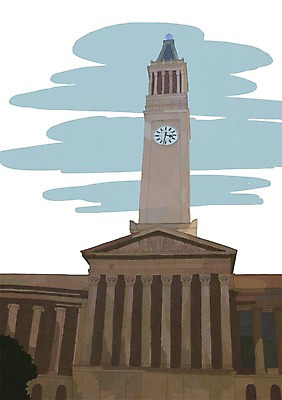 PSD 해외풍경 해외 건축물 여행 일러스트 하늘 사람없음 건물 관광지 세계 기둥 도시 세계여행 호주 시계탑 시청 브리즈번 국내일러스트 건축 풍경 탑 오세아니아 관공서 파일형식