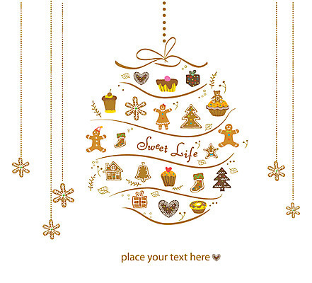 EPS 모양 음식 백그라운드 무늬 패턴 일러스트 디저트 사람없음 크리스마스트리 쿠키 과자 초콜릿 다양 하트 눈송이 머핀 국내일러스트 빵 다수 크리스마스 눈_날씨 파일형식 벡터