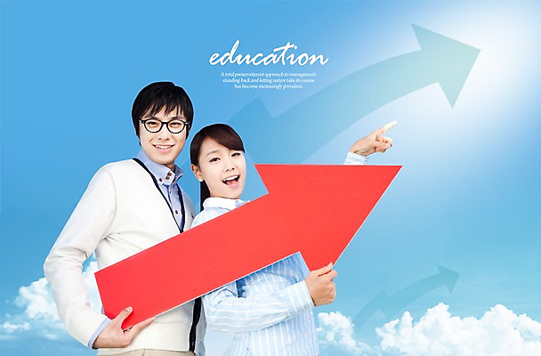 PSD 구름 편집이미지 학생 여학생 여자 교육 남자 화살표 남학생 대학생 청소년 하늘 미소 웃음 사람 동양인 소년 두명 가리킴 십대만 이미지편집 자연요소 어린이 표정 인종 손짓 파일형식