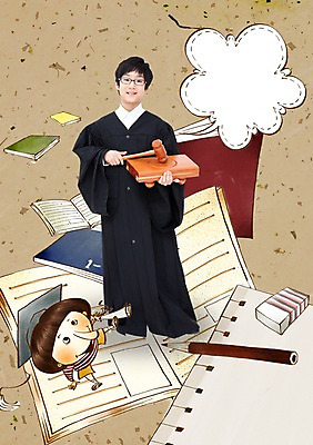 PSD 편집이미지 캐릭터 학생 어린이교육 교육 남자 종이 어린이 남학생 말풍선 학사모 한명 웃음 사람 동양인 소년 책 연필 졸업가운 졸업장 판사 지우개 의사봉 남자만 남자한명만 어린이만 소년만 소년한명만 이미지편집 모자_잡화 1 졸업 학용품 표정 인종 필기구 가운 법률가 파일형식