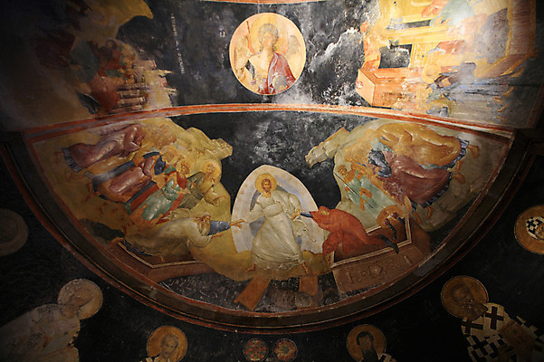 포토 JPG 해외풍경 해외 건축물 건축 로우앵글 고건축 중동 해외건축 서양건축 종교건축 종교시설 이스탄불 실내 미술 사람없음 내부 건물 사찰 사원 이슬람교 벽화 천장 그림 박물관 모스크 이슬람건축 성화 카리예박물관 튀르키예 국내포토 나라 아시아 종교 뷰포인트 비즈니스 문화예술 풍경 시설 파일형식