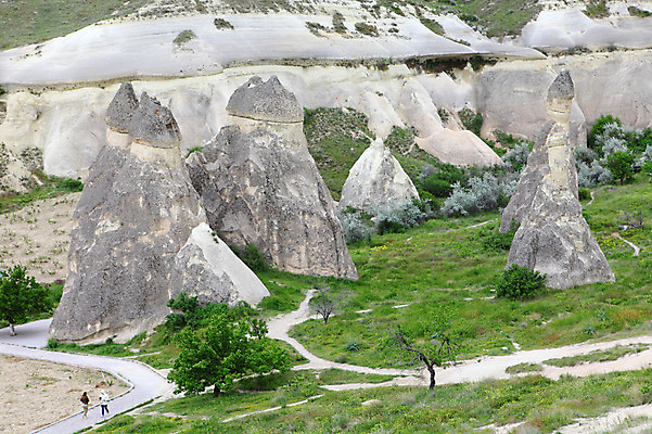 포토 JPG 주간 나무 식물 해외풍경 해외 여행 유적 중동 유적지 자연 바위산 산 카파도키아 사람 풍경 초원 야외 두명 관광지 여행객 골짜기 암석 돌_바위 바위 오솔길 기암괴석 언덕 버섯모양 버섯바위 파샤바 튀르키예 국내포토 자연요소 모양 전통 나라 아시아 길 고건축 바위_돌 돌산 생태계 파일형식