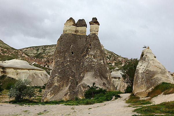 포토 JPG 주간 나무 식물 구름 해외풍경 해외 유적 중동 유적지 자연 하늘 바위산 산 카파도키아 풍경 사람없음 야외 관광지 골짜기 암석 돌_바위 바위 기암괴석 버섯모양 버섯바위 파샤바 튀르키예 국내포토 자연요소 모양 전통 나라 아시아 여행 고건축 바위_돌 돌산 생태계 파일형식