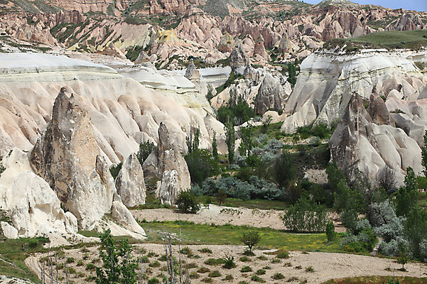 포토 JPG 주간 나무 식물 해외풍경 해외 유적 중동 유적지 자연 바위산 산 카파도키아 국립공원 풍경 초원 사람없음 야외 골짜기 세계문화유산 암석 돌_바위 바위 동굴 기암괴석 고대도시 괴레메 동굴집 바위동굴 튀르키예 국내포토 자연요소 전통 공원 나라 아시아 고건축 고대문명 문화재 바위_돌 돌산 생태계 파일형식