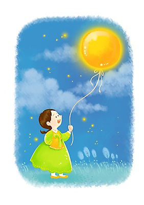 PSD 전통 여자 명절 행복 일러스트 밤하늘 한명 웃음 사람 10대 추석 보름달 달 전통의상 한복 풍선 여자만 여자한명만 십대만 십대여자만 십대여자한명만 국내일러스트 자연요소 1 한국전통 기념일 감정 청소년 하늘 표정 야간 파일형식