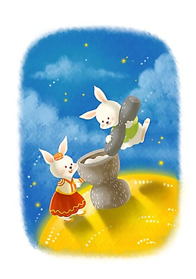 PSD 동물 캐릭터 전통 명절 행복 동물캐릭터 두마리 일러스트 전통캐릭터 떡 웃음 사람없음 추석 보름달 달 토끼 전통의상 한복 토끼캐릭터 만들기 절구 일러캐릭터 자연요소 한국전통 기념일 감정 2 포유류 모션 표정 반려동물 도구 파일형식