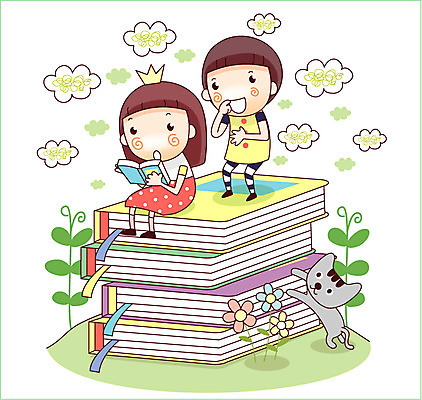 EPS 식물 동물 구름 한마리 여자 남자 어린이 일러스트 사다리 상상 하늘 왕관 미소 웃음 사람 소녀 소년 초원 두명 10대 책 반려동물 판타지 독서 고양이 꿈 풀 소통 십대만 국내일러스트 자연요소 1 컨셉 포유류 청소년 표정 도구 파일형식 벡터