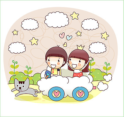 EPS 동물 구름 한마리 여자 남자 별 어린이 일러스트 상상 자동차 왕관 미소 웃음 사람 소녀 소년 두명 10대 반려동물 판타지 고양이 꿈 운전 숲 소통 십대만 국내일러스트 자연요소 1 육상교통 컨셉 포유류 모션 청소년 표정 파일형식 벡터