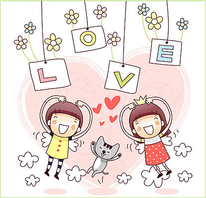 EPS 동물 한마리 알파벳 영어 여자 남자 꽃잎 꽃 어린이 일러스트 상상 왕관 천사 사랑 미소 웃음 사람 소녀 소년 두명 10대 반려동물 판타지 고양이 꿈 하트 소통 십대만 국내일러스트 모양 식물 문자 1 감정 컨셉 포유류 청소년 표정 파일형식 벡터