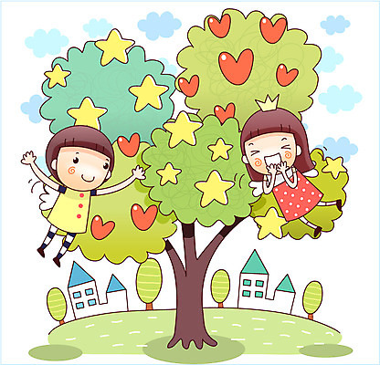 EPS 나무 여자 남자 별 어린이 날개 일러스트 상상 왕관 천사 사랑 미소 웃음 사람 소녀 소년 두명 건물 10대 판타지 꿈 하트 비행 소통 십대만 국내일러스트 자연요소 모양 식물 건축물 감정 컨셉 청소년 표정 파일형식 벡터