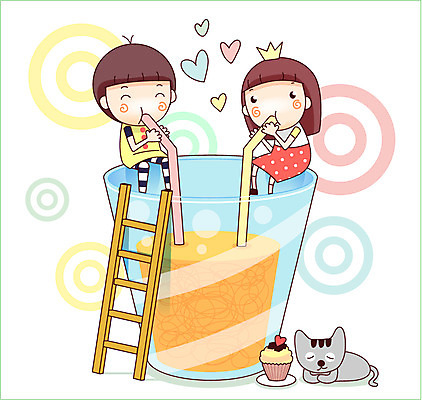 EPS 동물 한마리 여자 남자 음료 어린이 일러스트 사다리 상상 왕관 빨대 미소 웃음 사람 소녀 소년 두명 10대 반려동물 판타지 케이크 고양이 꿈 하트 과일주스 머핀 소통 슬러쉬 십대만 국내일러스트 모양 1 빵 컨셉 과일 포유류 청소년 디저트 표정 주스 도구 파일형식 벡터