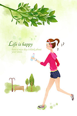 PSD 나무 라이프스타일 여자 음악 벤치 일러스트 나뭇잎 건강 한명 미소 웃음 사람 성인 라이프 물 달리기 조깅 운동 건강관리 헤드폰 나뭇가지 물병 생수 여자만 여자한명만 성인여자만 성인만 국내일러스트 자연요소 식물 1 음향기기 잎 의자 모션 문화예술 표정 관리 생활 물통 파일형식