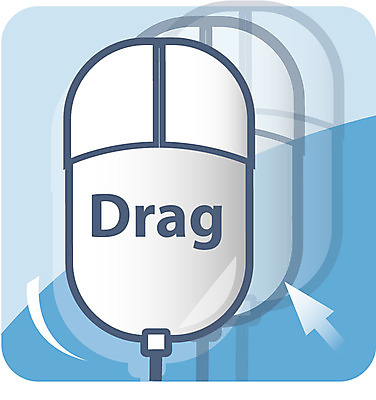 EPS 아이콘 교육 사람없음 컴퓨터용품 마우스 오브젝트 교육아이콘 드래그 2D아이콘 파일형식 벡터