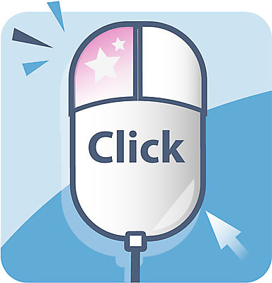 EPS 아이콘 교육 사람없음 컴퓨터용품 마우스 오브젝트 클릭 교육아이콘 2D아이콘 파일형식 벡터