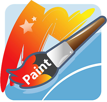 EPS 아이콘 교육 자국 문구용품 학용품 사람없음 물감 붓 오브젝트 교육아이콘 그림붓 2D아이콘 미술도구 파일형식 벡터