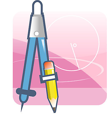 EPS 아이콘 교육 문구용품 학용품 사람없음 연필 그리기 오브젝트 컴파스 교육아이콘 2D아이콘 모션 필기구 파일형식 벡터