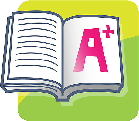 EPS 아이콘 교육 사람없음 책 오브젝트 점수 에이플러스 교육아이콘 2D아이콘 파일형식 벡터