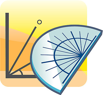 EPS 아이콘 교육 문구용품 학용품 사람없음 오브젝트 각도 교육아이콘 각도기 2D아이콘 파일형식 벡터