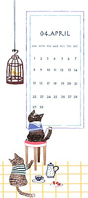 PSD 동물 그릇 백그라운드 두마리 의자 일러스트 조류 딸기 주전자 프레임 틀 사람없음 고양이 달력 둥지 4월 새장 국내일러스트 식기 가구 2 과일 포유류 주방용품 반려동물 날짜 케이지 파일형식