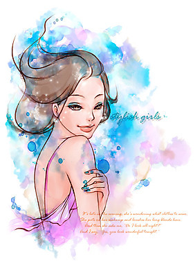 PSD 우먼라이프 여자 패션 일러스트 한명 미소 사람 상반신 20대 성인 라이프 뷰티 순수 산뜻 청순 여자만 여자한명만 성인여자만 청년만 청년여자만 성인한명만 청년여자한명만 성인여자한명만 성인만 국내일러스트 1 라이프스타일 컨셉 표정 청년 생활 파일형식