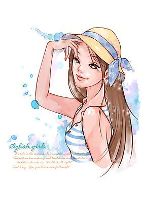 PSD 모자 우먼라이프 긴머리 여자 패션 일러스트 생머리 한명 미소 사람 상반신 20대 성인 라이프 여름 여름휴가 바캉스 뷰티 순수 산뜻 청순 여자만 여자한명만 성인여자만 청년만 청년여자만 성인한명만 청년여자한명만 성인여자한명만 성인만 국내일러스트 1 라이프스타일 헤어스타일 잡화 계절 컨셉 휴가 표정 청년 생활 파일형식 여름_계절