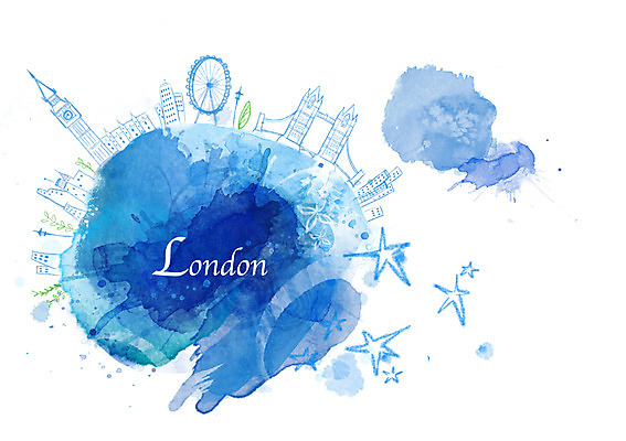 PSD 유럽 나라 외국문화 여행 백그라운드 유적 일러스트 캘리그라피 영국 사람없음 파란색 관광지 세계 도시 런던 빅벤 런던아이 타워교 수도_도성 국내일러스트 전통 문화 컬러 다리_건축물 시계탑 랜드마크 파일형식