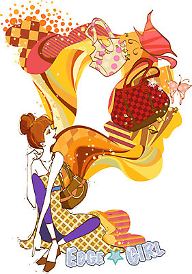 EPS 우먼라이프 라이프스타일 알파벳 여자 패션 나비 패턴 가방 일러스트 한명 미소 웃음 사람 앉기 20대 성인 30대 쇼핑 P 여자만 여자한명만 성인여자만 성인만 국내일러스트 1 영어 잡화 곤충 무늬 모션 표정 청년 생활 장년 파일형식 벡터