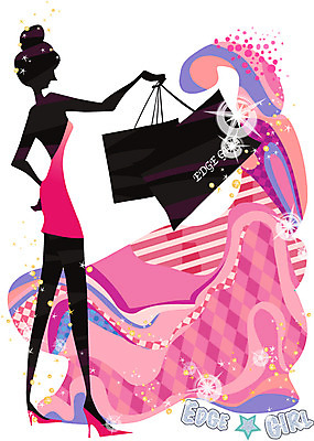 EPS 우먼라이프 라이프스타일 여자 패션 실루엣 패턴 일러스트 한명 서기 사람 20대 성인 30대 쇼핑 쇼핑백 하이힐 미니드레스 여자만 여자한명만 성인여자만 성인만 국내일러스트 1 드레스 구두 무늬 가방 모션 촬영기법 청년 생활 장년 여성화 파일형식 벡터