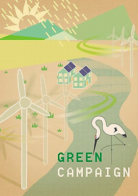 PSD 동물 한마리 캠페인 일러스트 전구 조류 산 초록색 강 태양 자연보호 환경 그린캠페인 재활용 에너지 풀 그린에너지 풍력에너지 보호 천 사회이슈 환경보전 에코 친환경 국내일러스트 자연요소 식물 1 컬러 컨셉 자연 직물 파일형식