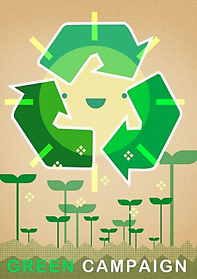 PSD 기호 캠페인 일러스트 표시 초록색 태양 새싹 자연보호 환경 그린캠페인 재활용 에너지 그린에너지 보호 사회이슈 환경보전 에코 친환경 순환 순환에너지 재활용표시 국내일러스트 자연요소 식물 문자 컬러 컨셉 모션 자연 파일형식