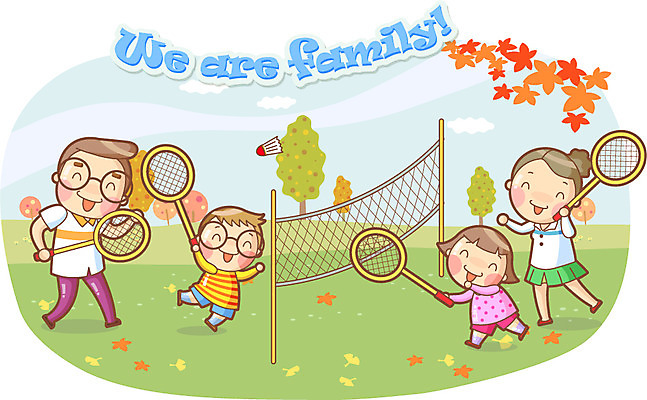 EPS 주간 나무 식물 라이프스타일 사계절 계절 여자 남자 딸 행복 아들 어린이 단풍 일러스트 공 가족 놀이 엄마 건강 웃음 사람 소녀 소년 여러명 성인 야외 라이프 10대 운동 가을 배드민턴라켓 네트 아빠 셔틀콕 즐거움 은행잎 배드민턴 국내일러스트 자연요소 감정 스포츠용품 스포츠 다수 잎 관계 청소년 표정 생활 구기 라켓 파일형식 벡터